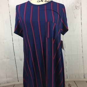 LuLaRoe L Striped Carly NWT